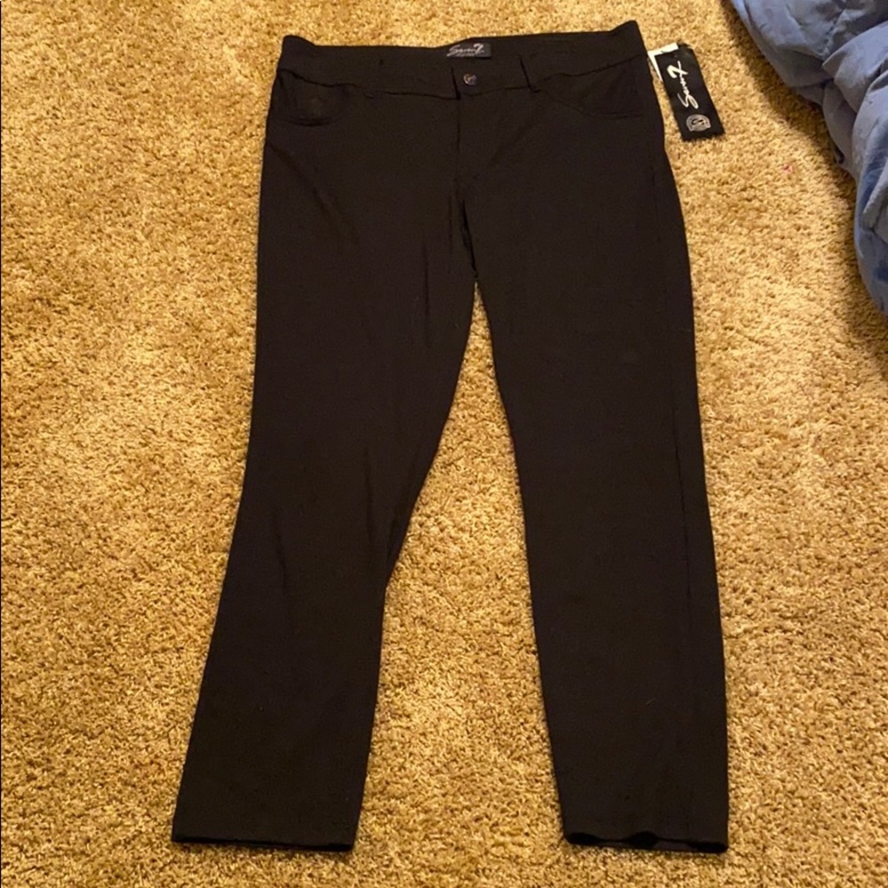 7 Jeans Black Slacks